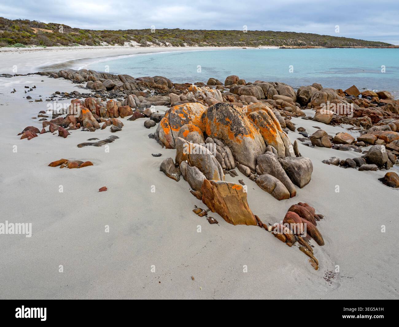 Yachties Beach, parc national de Lincoln Banque D'Images