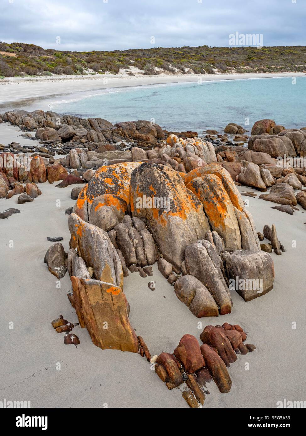 Yachties Beach, parc national de Lincoln Banque D'Images
