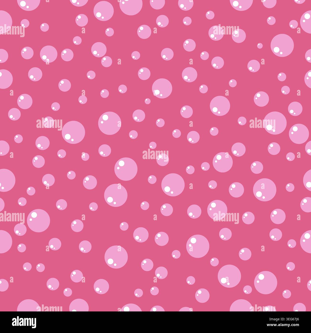 Motif sans couture bulle couleur rose orange Illustration de Vecteur