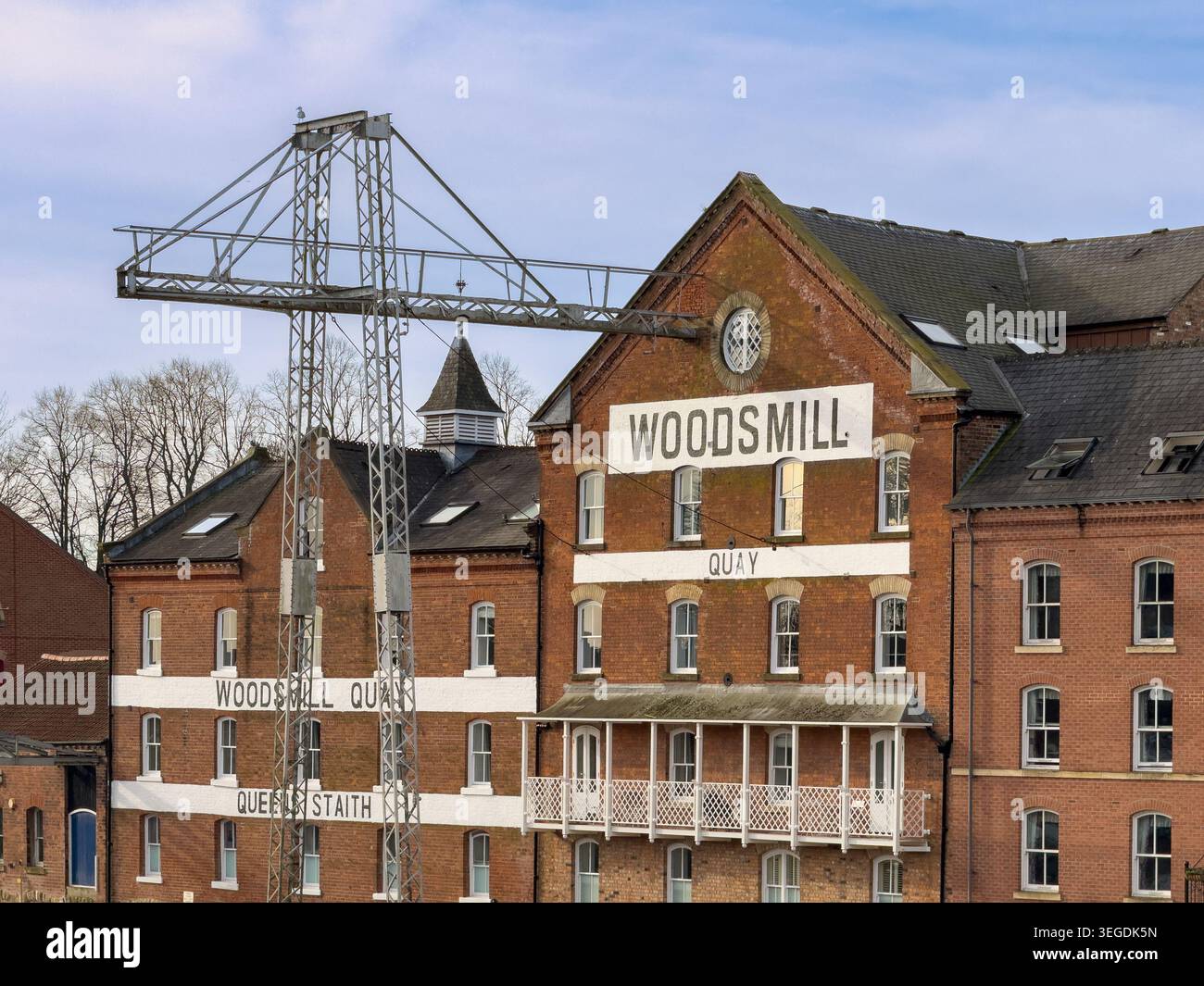 Woodsmill Quay à York. ROYAUME-UNI Banque D'Images