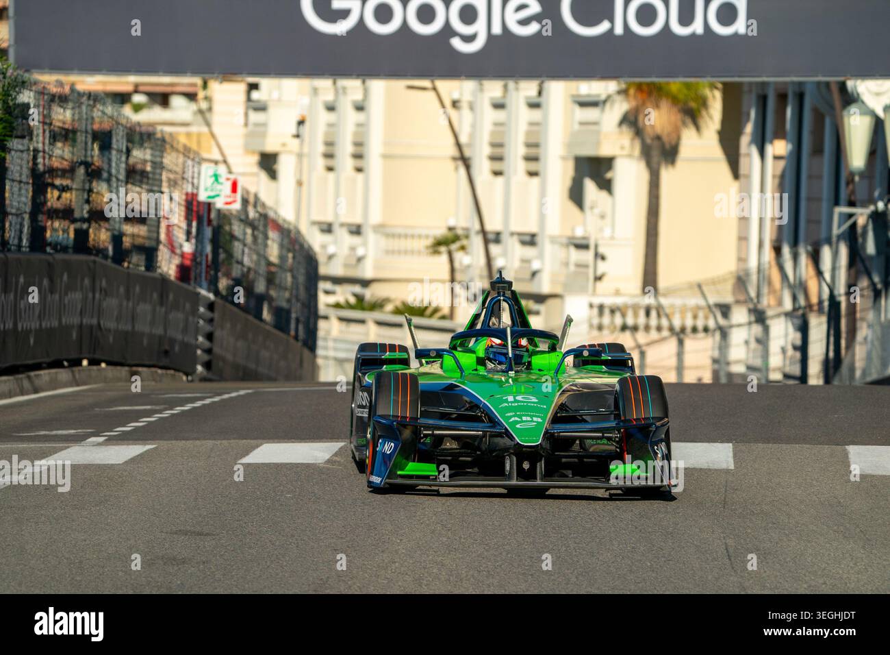 Monaco E-Prix FIA Formula E saison 12, course 9 - essais libres 1 -samedi 16 mai, Monaco Street circuit - à Monaco - #16 Sébastien Buemi (SWI) - Banque D'Images