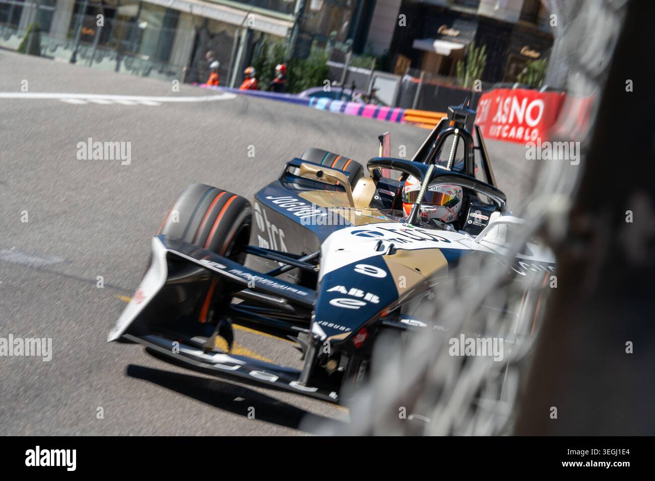 Monaco E-Prix FIA Formula E saison 12, course 9 - qualification - samedi 16 mai, Monaco Street circuit - à Monaco - #9 Mitch Evans (NZL) - Jaguar Banque D'Images