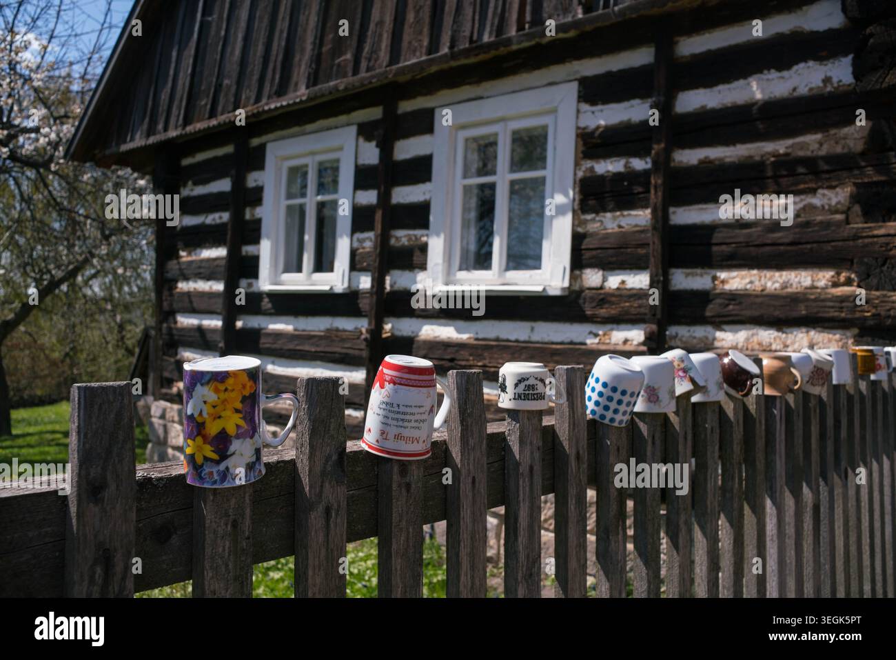 Village de Tachov, République tchèque Banque D'Images