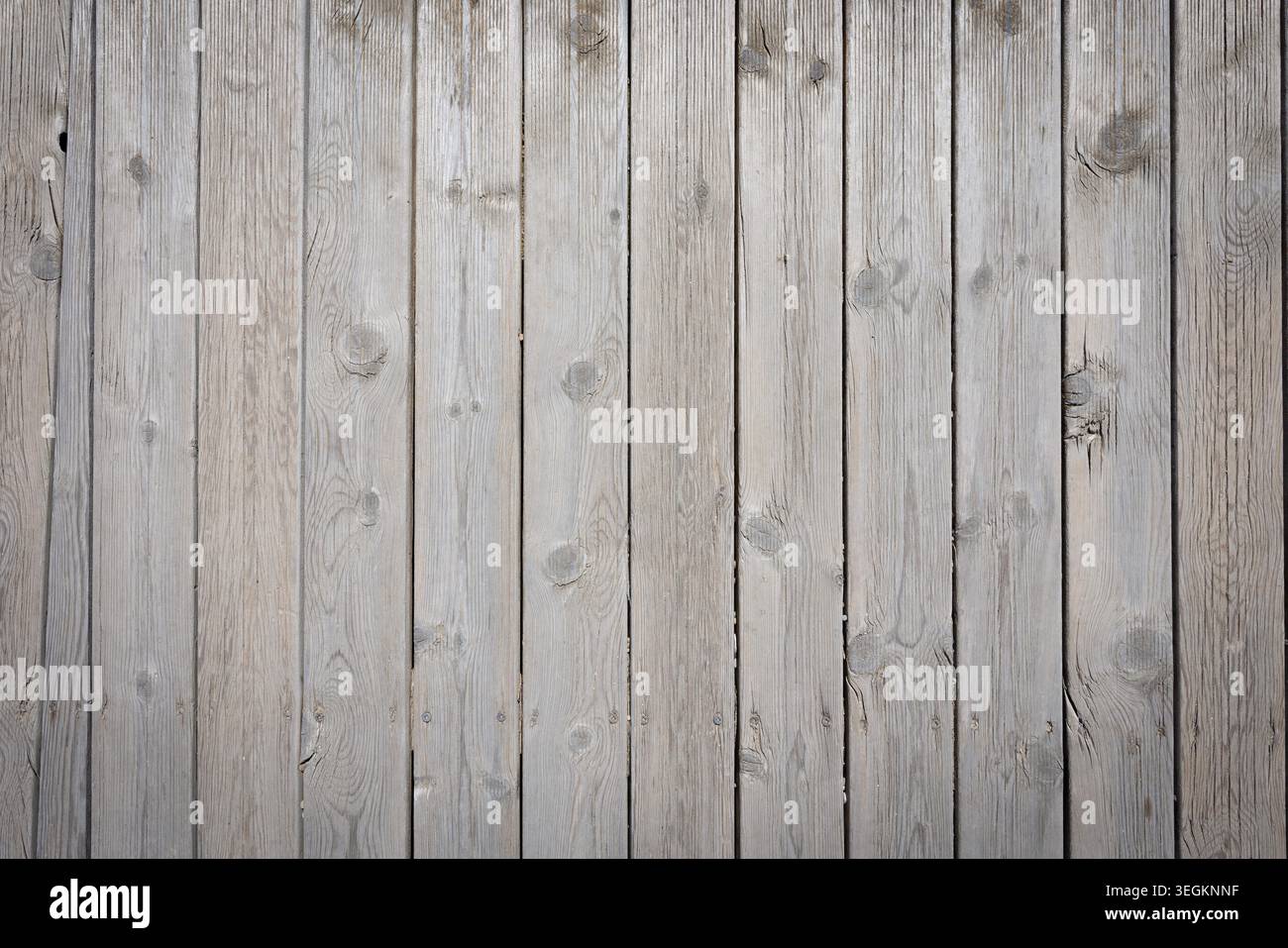 Planches en bois verticales grises pour diapositives, texture de fond Banque D'Images