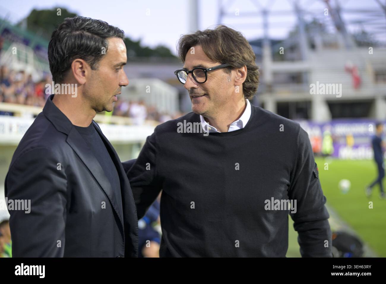 IPA84982775 - PAOLO VANOLI pendant ACF Fiorentina vs Atalanta BC, match de football italien Serie A à Florence, Italie, le 22 mai 2026 Banque D'Images