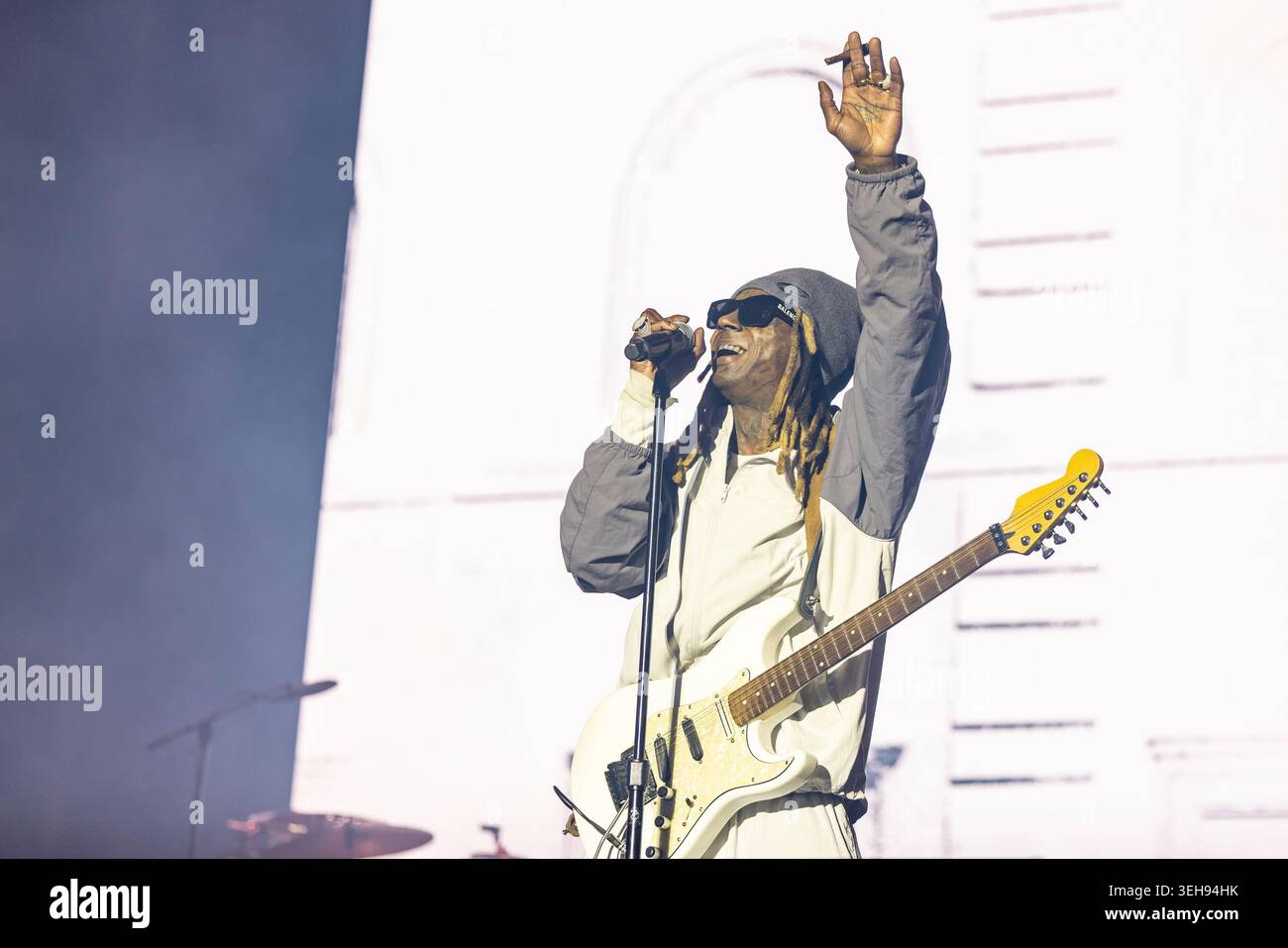 Napa, États-Unis. 22 mai 2026. Lil Wayne (Dwayne Michael carter Jr.) pendant le BottleRock Music Festival le 22 mai 2026, à Napa, Californie (photo de Daniel DeSlover/Sipa USA) crédit : Sipa USA/Alamy Live News Banque D'Images
