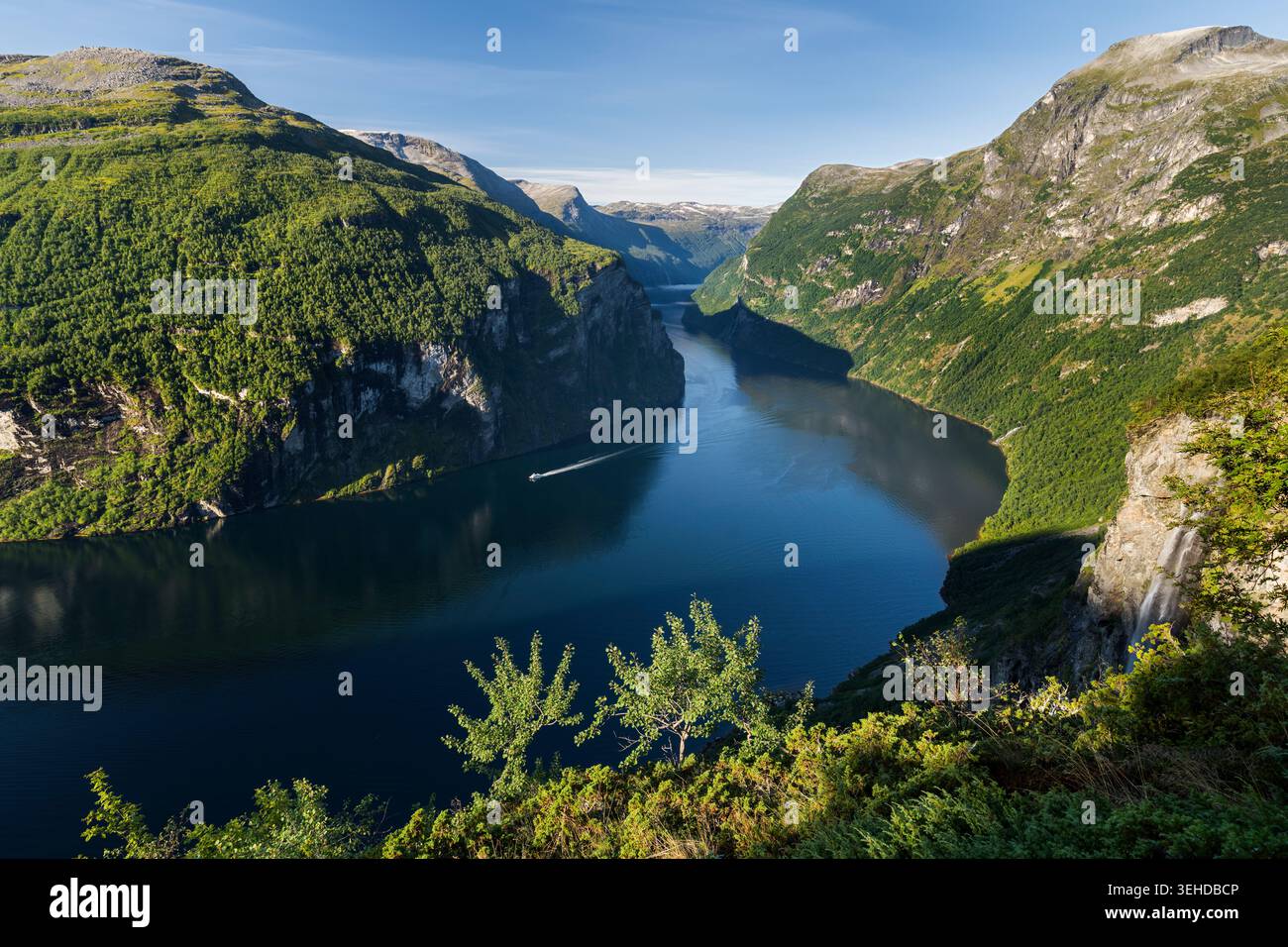 Geirangerfjord, Geiranger, More og Romsdal, Norvège Banque D'Images