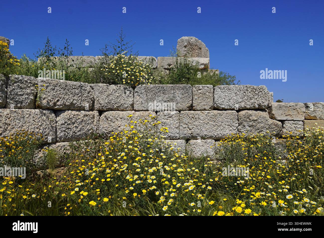 . Ruines de la porte Eetioneia ou Ietionia des anciennes fortifications du Pirée, datant de 411 av. J.-C. Banque D'Images