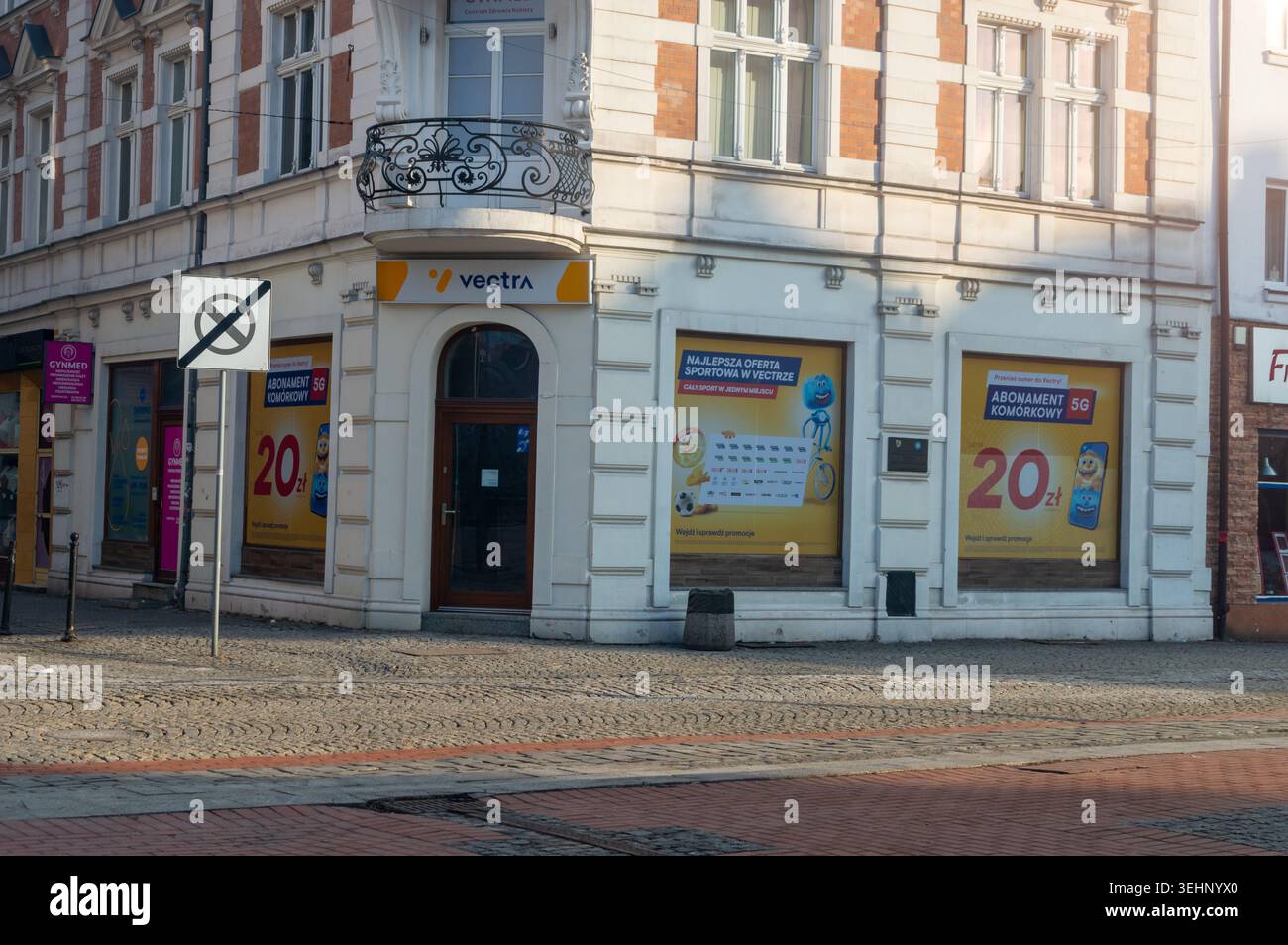 Bytom, Pologne - 18 janvier 2026 : opérateur de télévision par câble Vectra S.A. Banque D'Images
