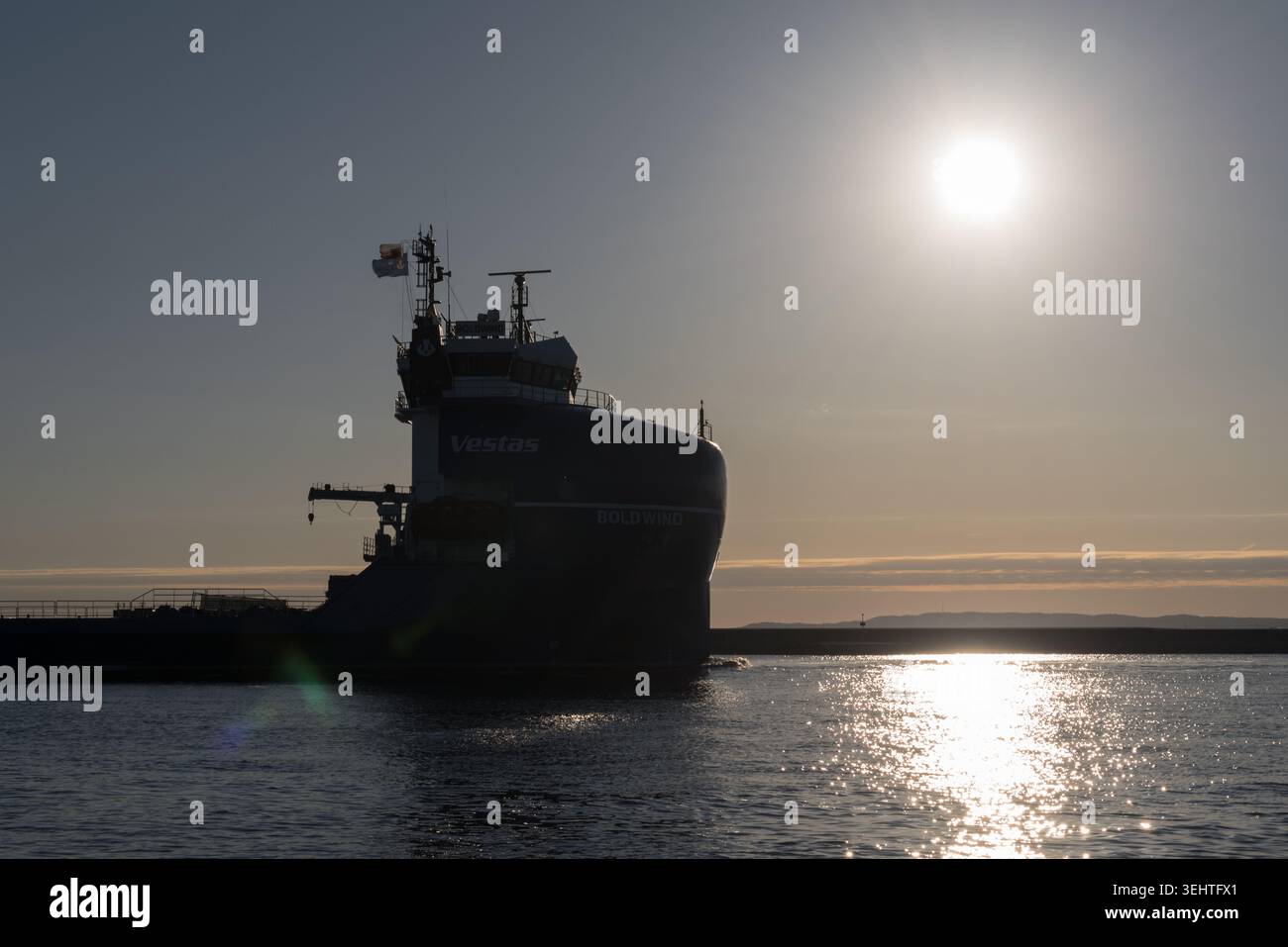NAVIRE OFFSHORE Banque D'Images