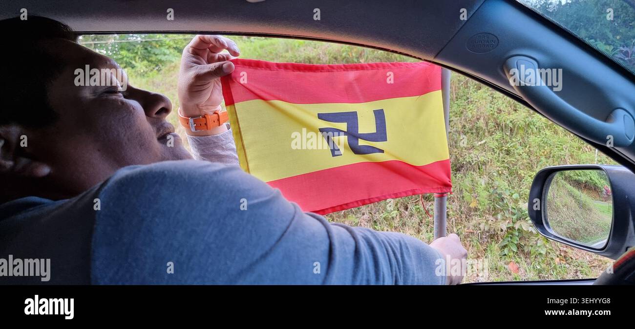 Drapeau de la République de Tule Banque D'Images