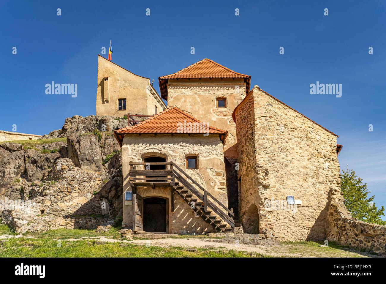 Festung Rupea Die Festung Rupea oder Repser Burg, Rupea, Siebenbürgen, Rumänien forteresse Rupea à Rupea, Transylvanie, Roumanie *** forteresse Rupea Banque D'Images