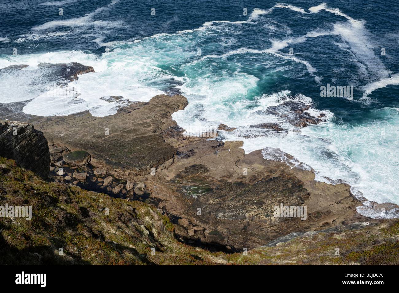 NC500 Duncansby Head & Stacks Banque D'Images