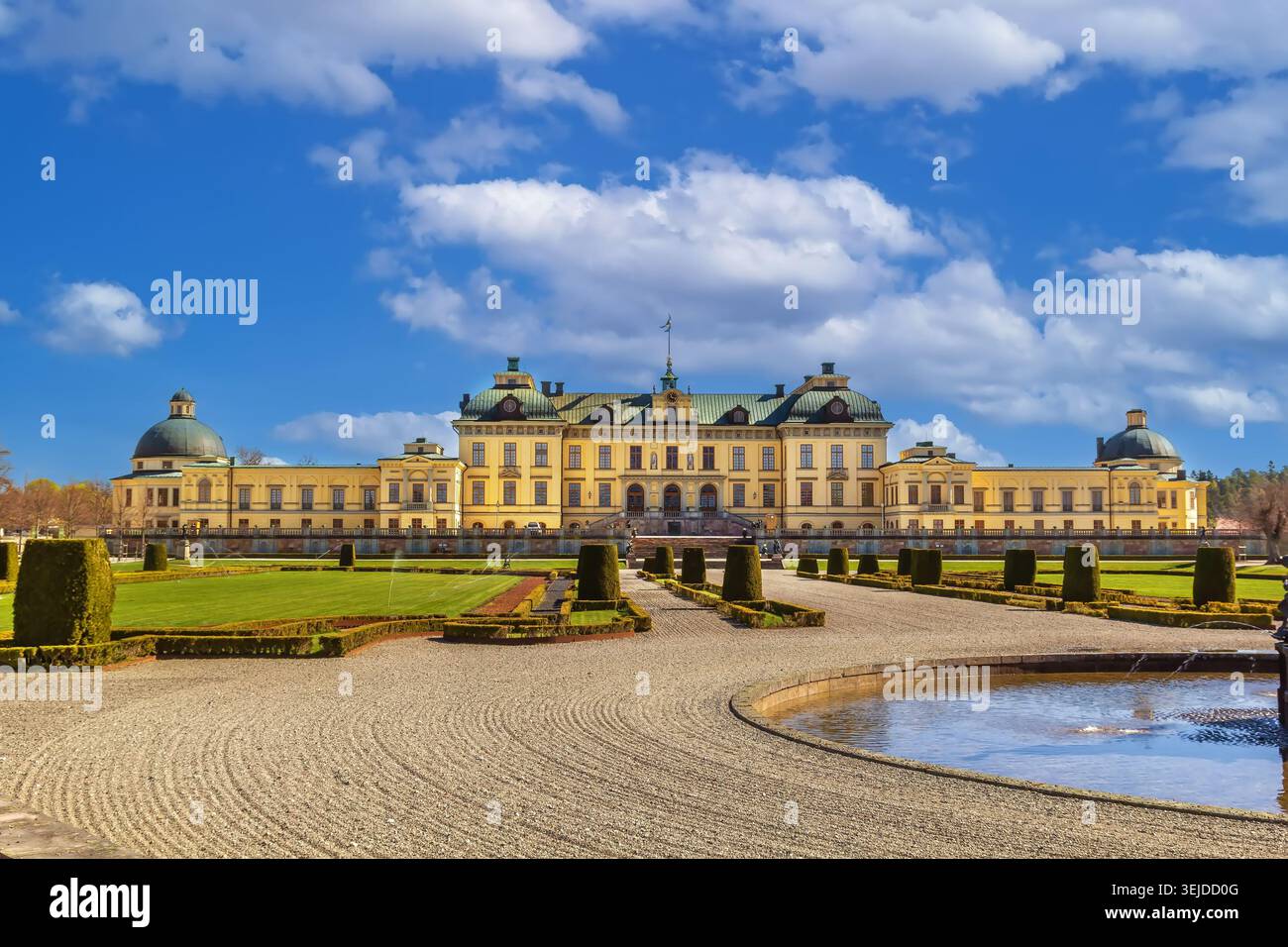 Château de Drottningholm, Stockholm, Suède Banque D'Images