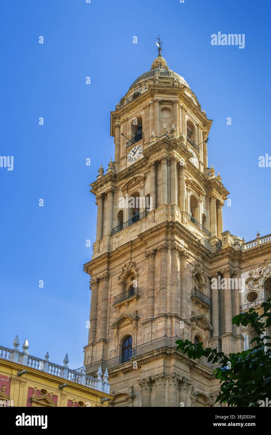 La cathédrale de Malaga, Espagne Banque D'Images