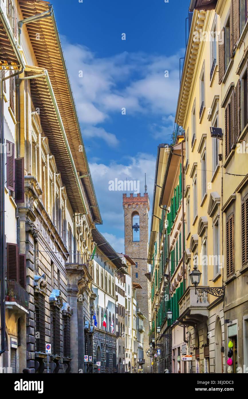 Rue à Florence. Italie Banque D'Images