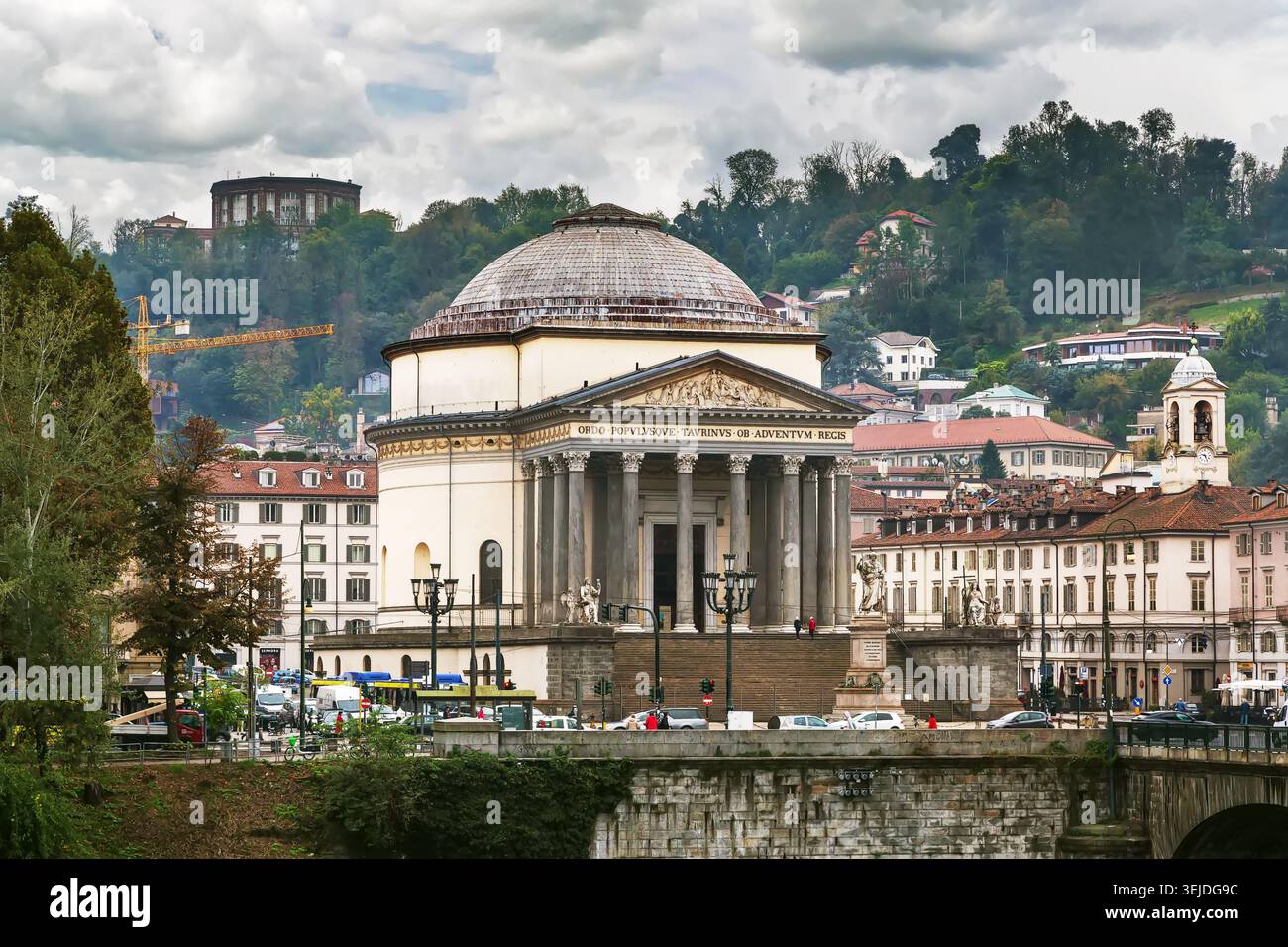 Gran Madre di Dio, Turin, Italie Banque D'Images
