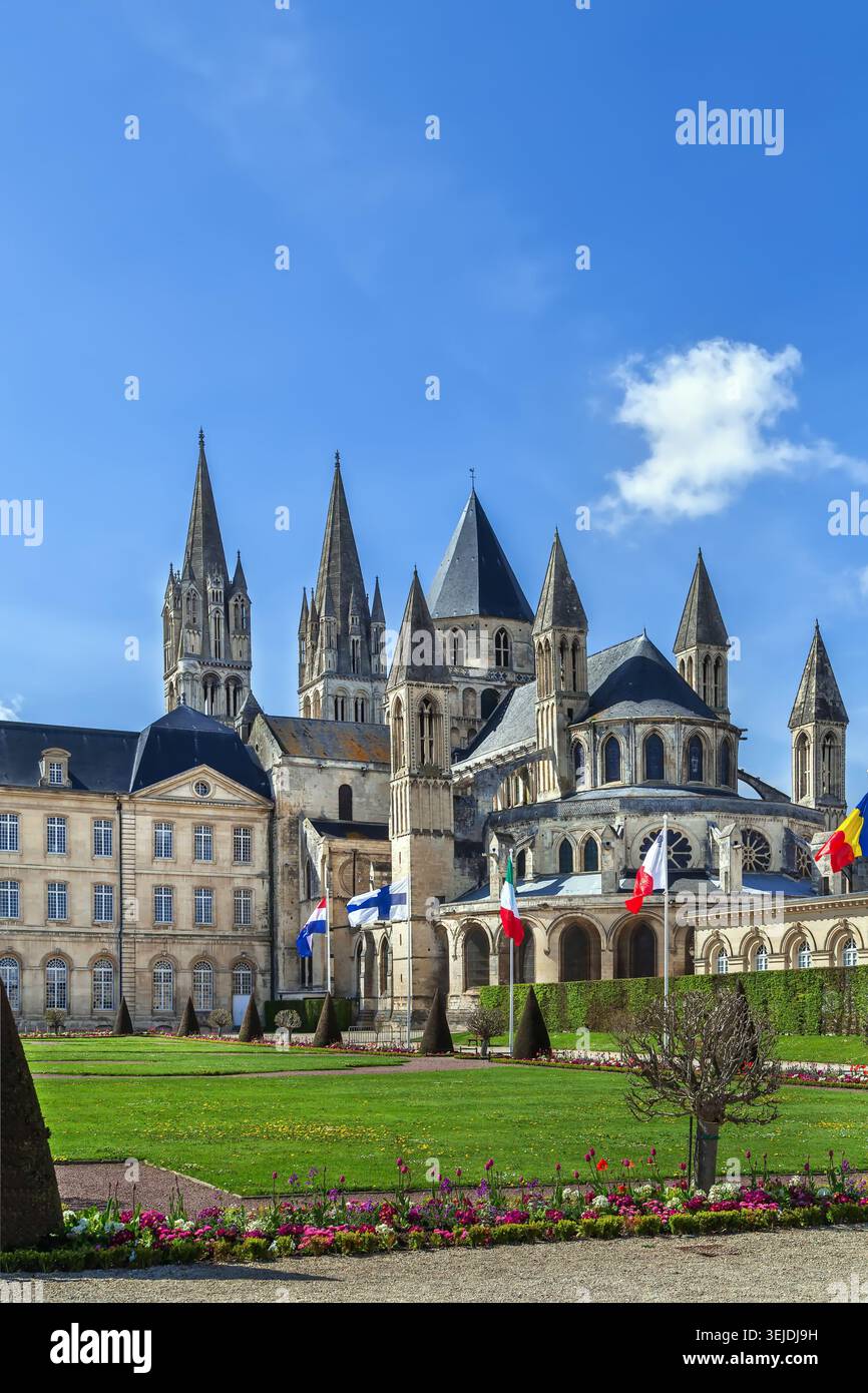 Abbaye de Saint-Etienne, Caen, France Banque D'Images