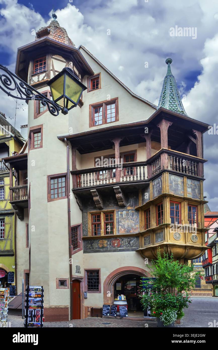 La maison Pfister, Colmar, France Banque D'Images