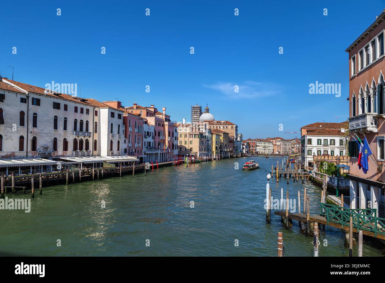 Grand Canal de Venise, Italie Banque D'Images