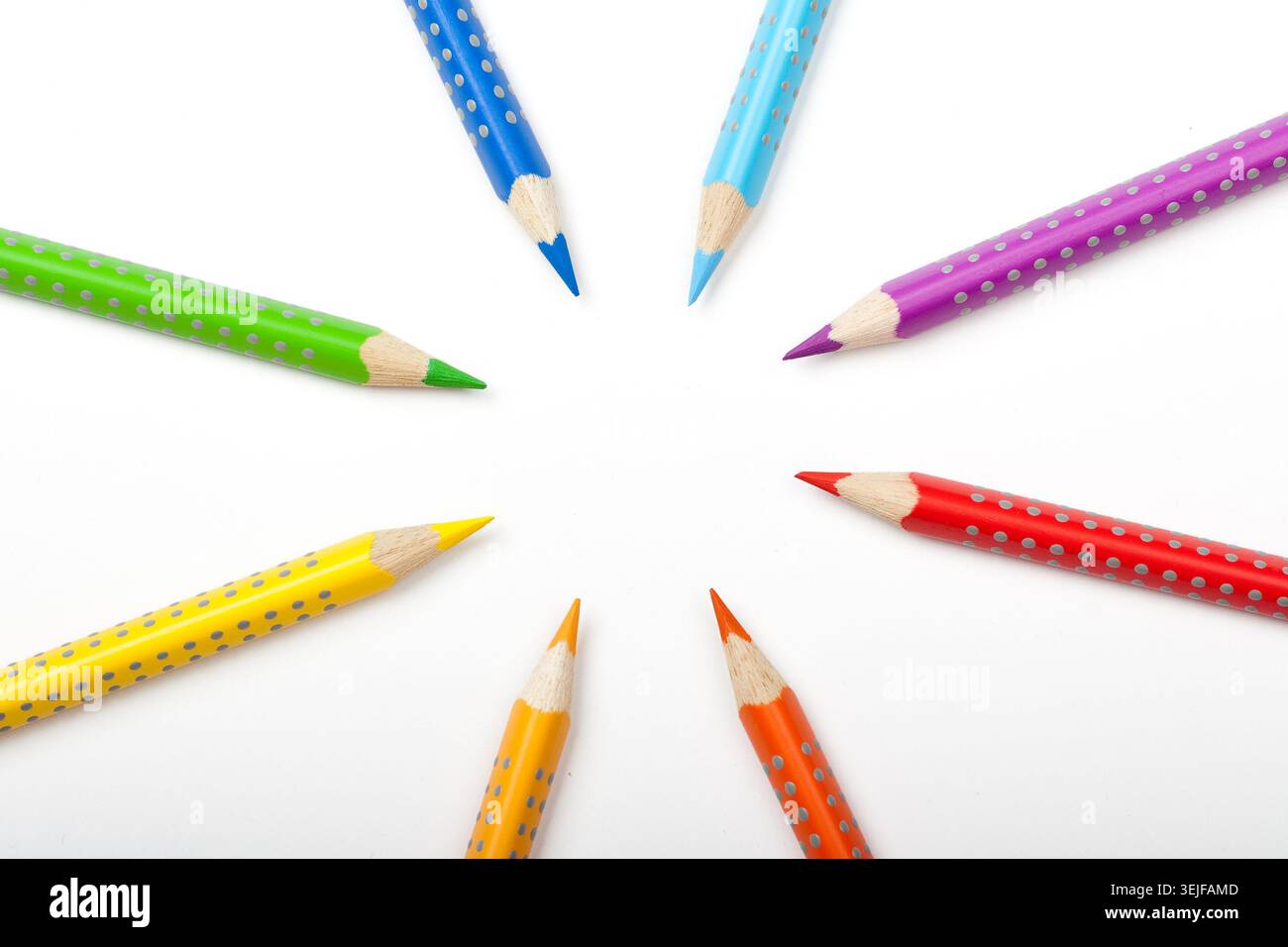 Crayons de couleur Banque D'Images