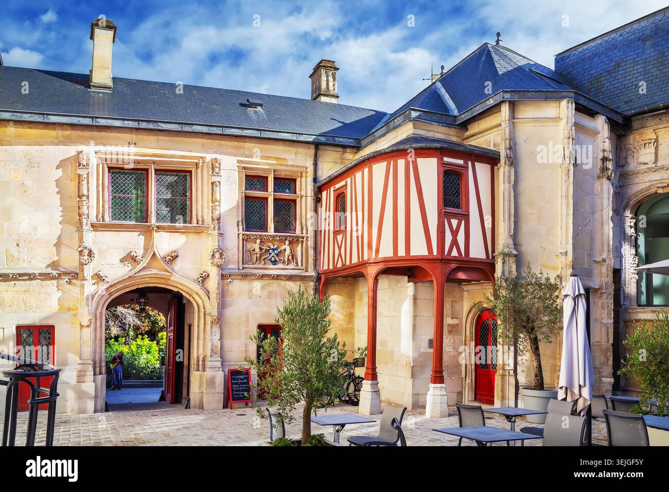 Bourgtheroulde Mansion à Rouen, France Banque D'Images