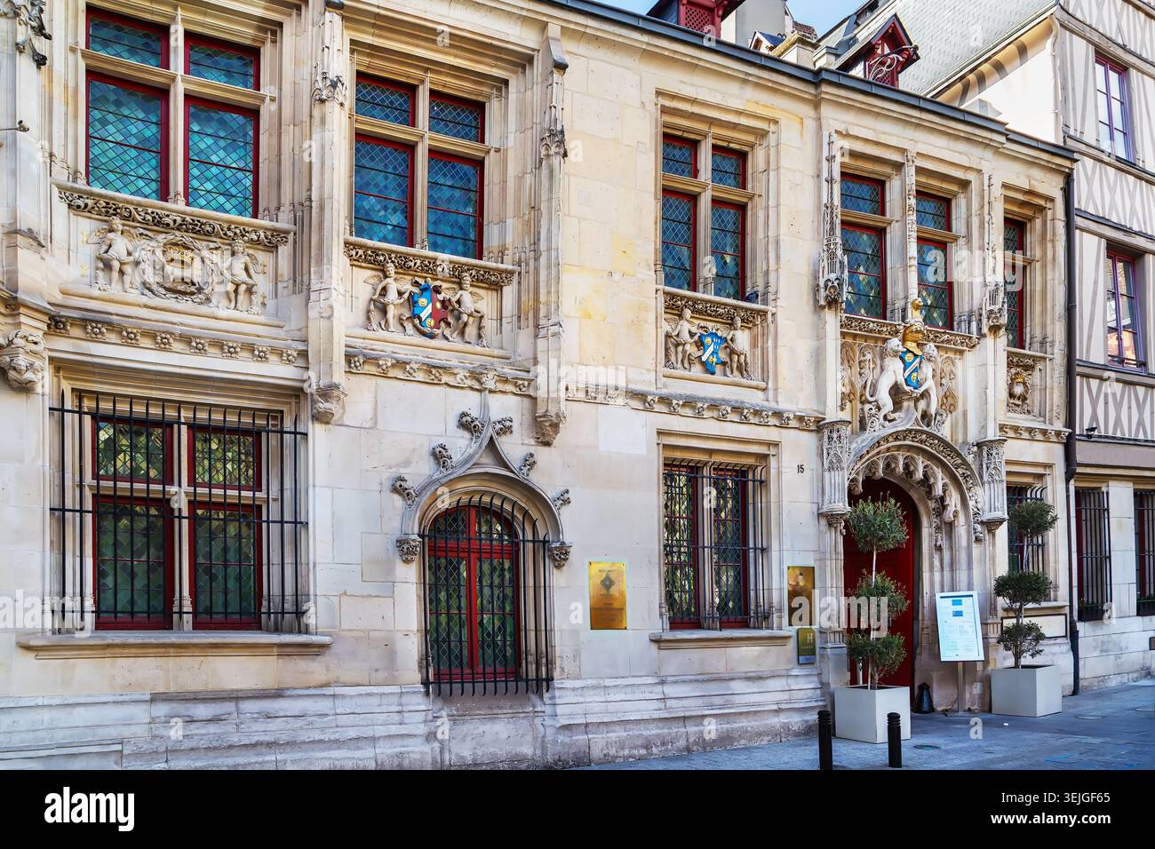 Bourgtheroulde Mansion à Rouen, France Banque D'Images