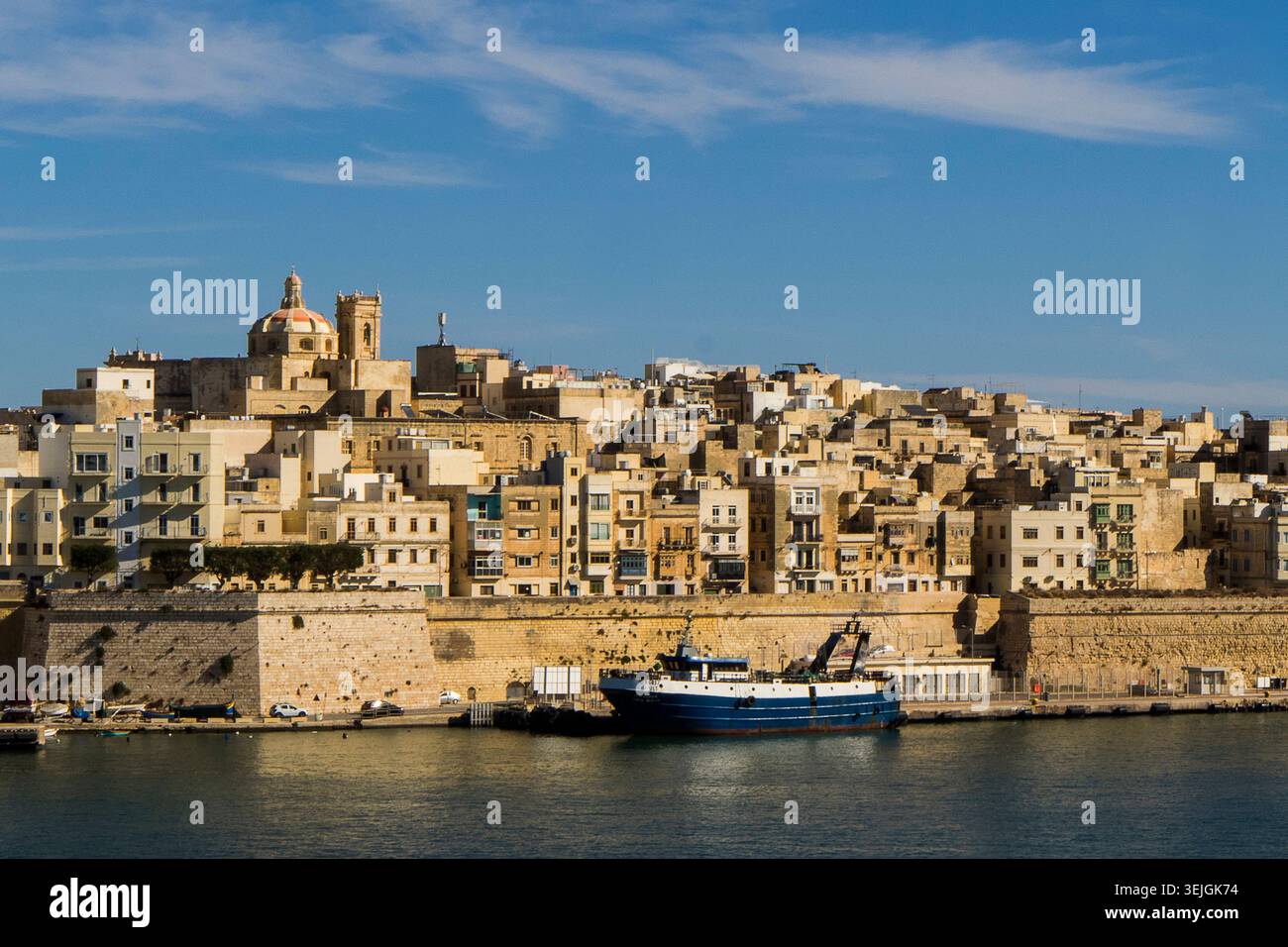Malte - Valette, péninsule de Senglea Banque D'Images