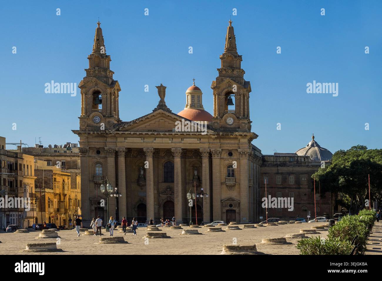 Malte - la Valette, église de composé Publius Banque D'Images