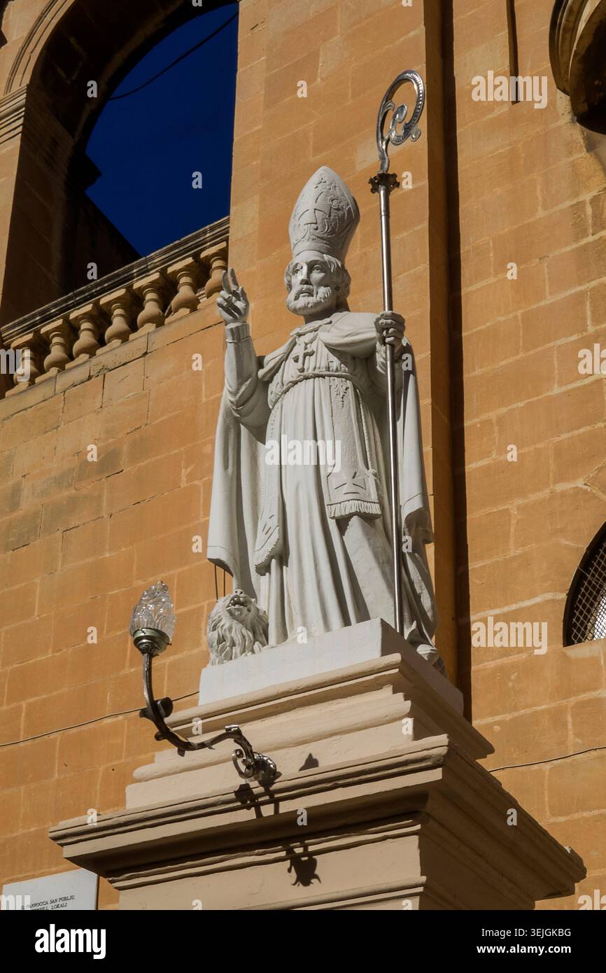 Malte - la Valette, église de composé Publius Banque D'Images