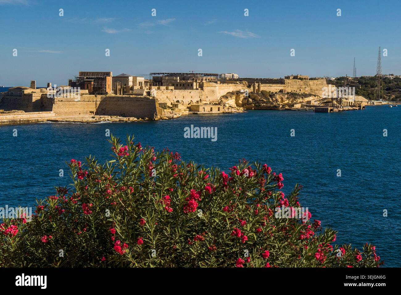 Malte - la Valette, Fort Ricasoli Banque D'Images