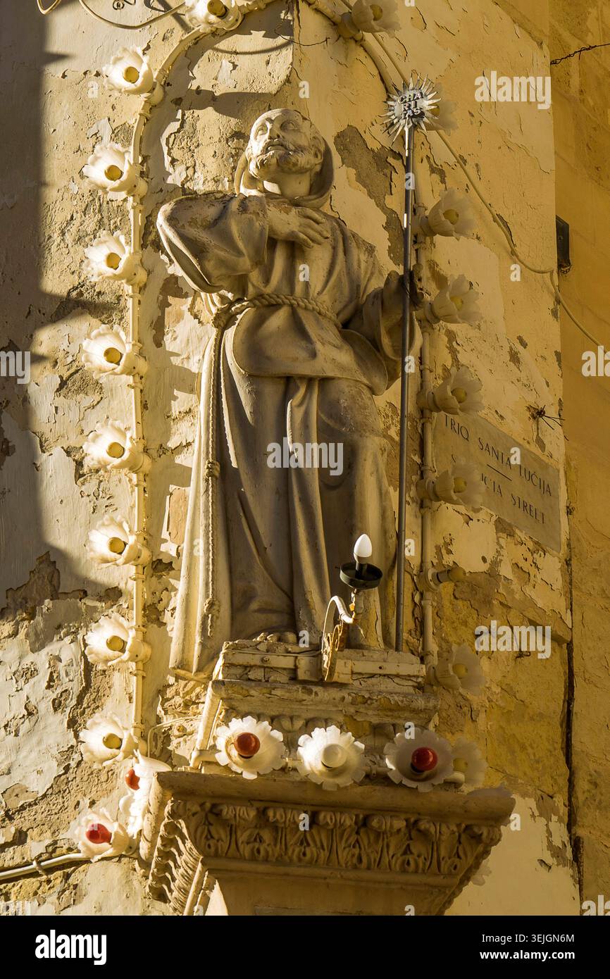 Malte - la Valette, église de St Lucy Banque D'Images