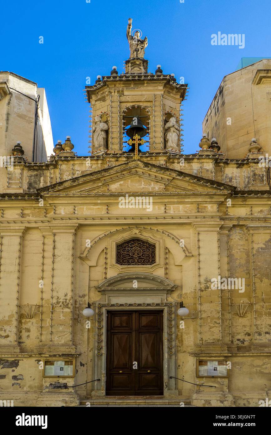 Malte - la Valette, église de St Lucy Banque D'Images