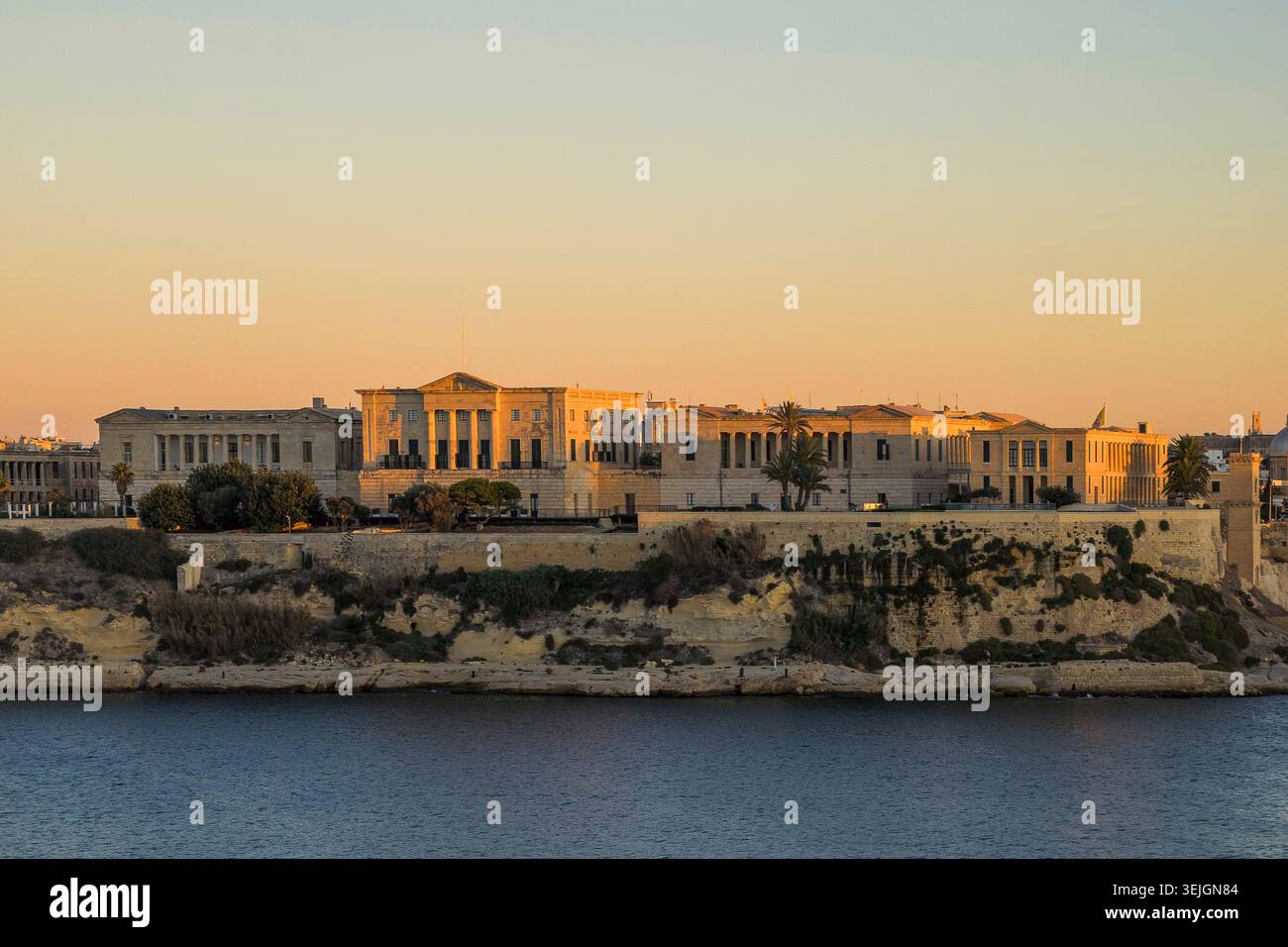 Malte - Valette, péninsule de Senglea Banque D'Images