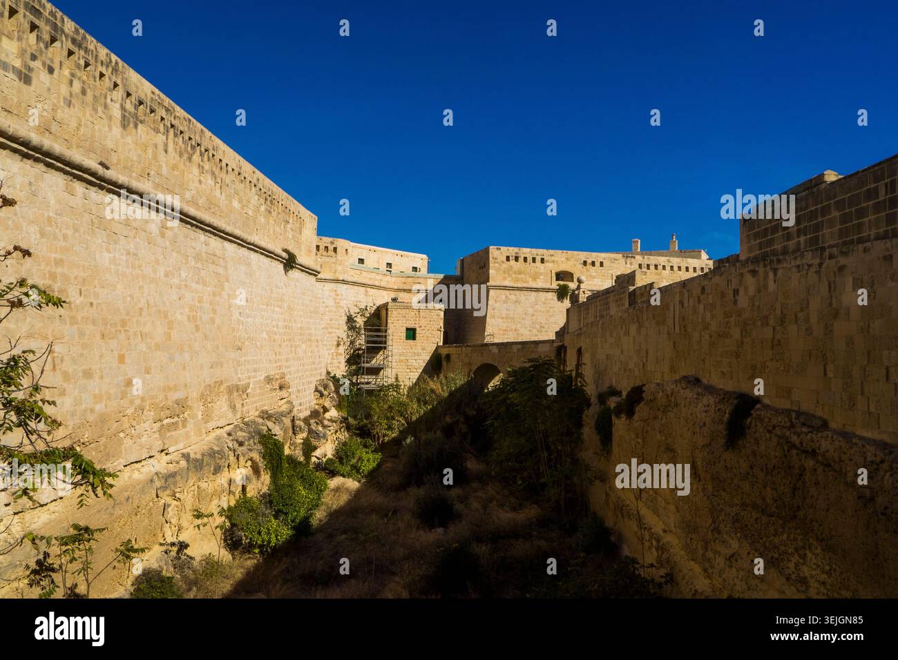 Malte - la Valette, Bastion des Abercrombies Banque D'Images