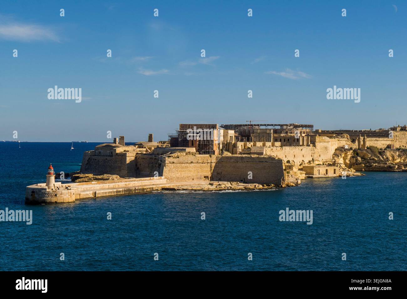 Malte - la Valette, Fort Ricasoli Banque D'Images
