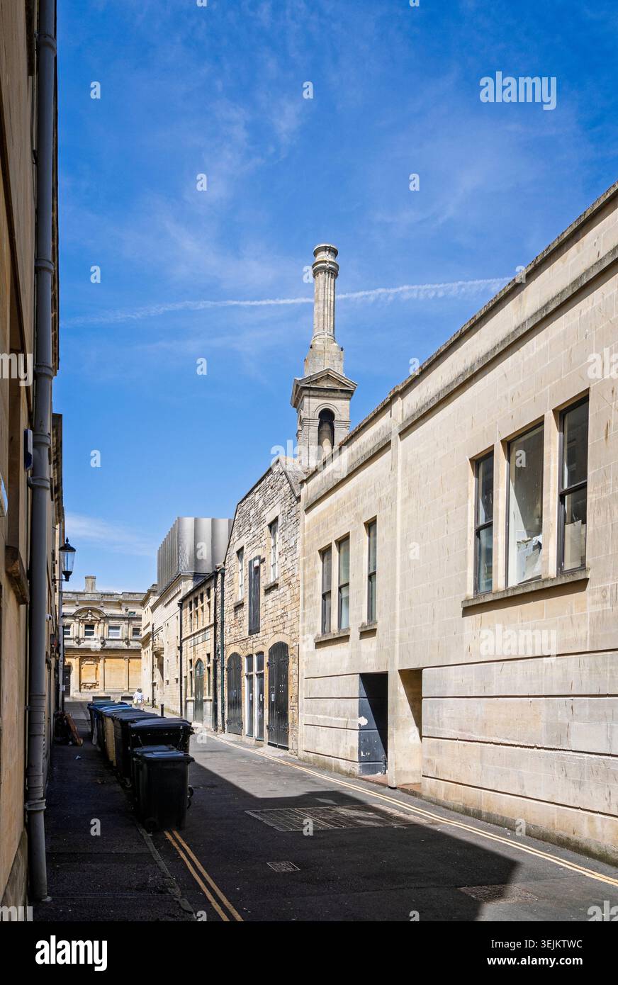 Histroic Bath City Laundry Boiler House Chemney, à Swallow Street, Bath, Royaume-Uni, le 29 mai 2026 Banque D'Images
