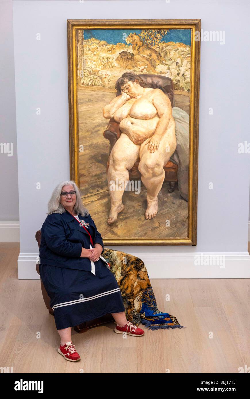 Londres, Royaume-Uni 29 mai 2026 Lucien Freud, Sleeping by the Lion Carpet, 1995-96, estime à 25-35 millions de livres sterling le chef-d’œuvre ultime de Lucien Freud est dévoilé Banque D'Images
