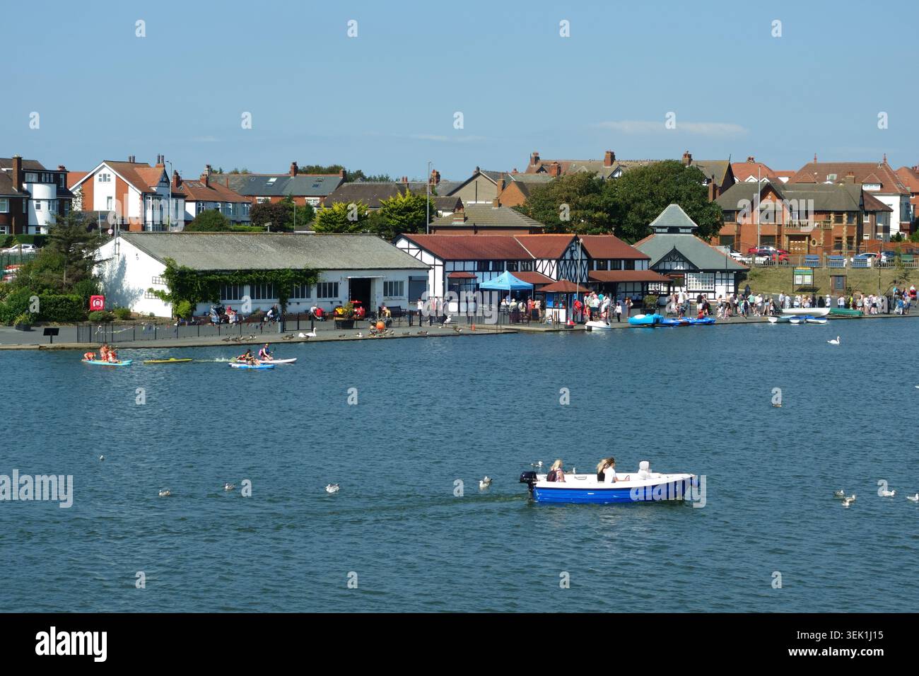 Fairhaven Lake, Lytham St Annes Banque D'Images