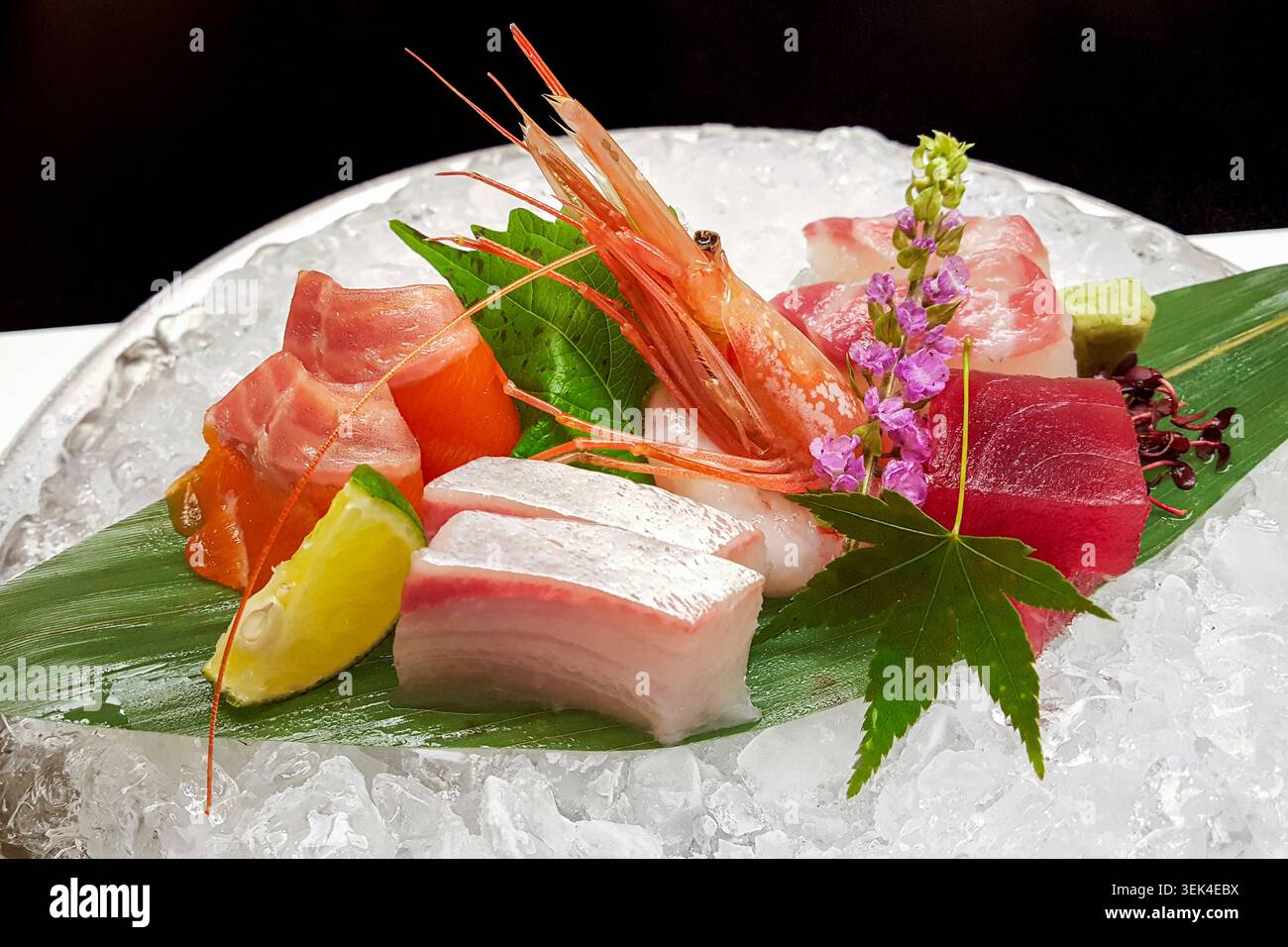 Sashimi cuisine japonaise Banque D'Images