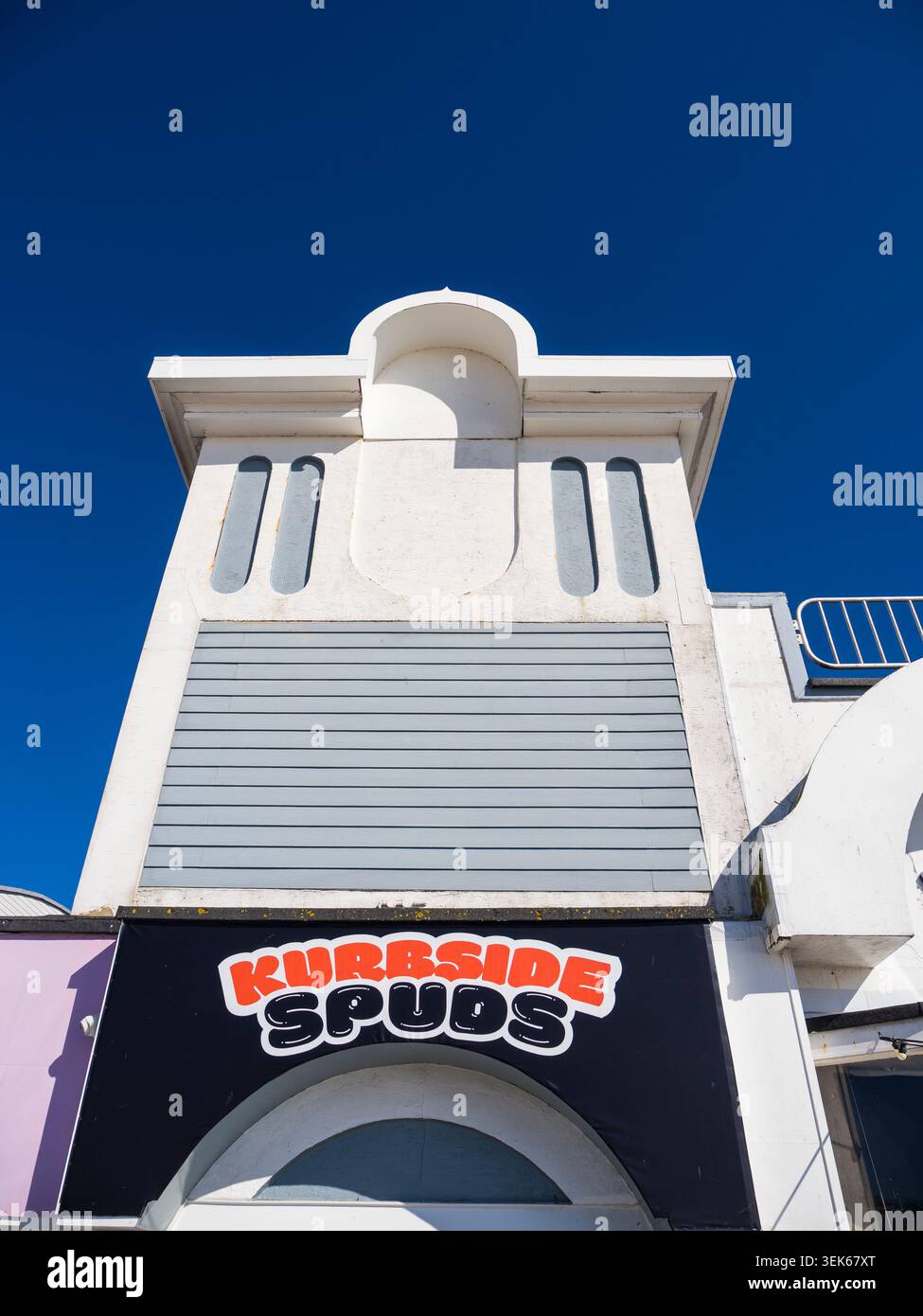 South Parade Pier, Portsmouth, Hampshire, Angleterre, Royaume-Uni. Banque D'Images