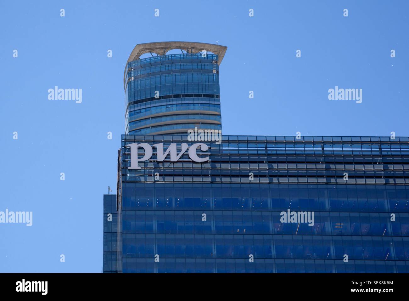 Bâtiment du bureau de PwC à Toronto, Canada. Banque D'Images