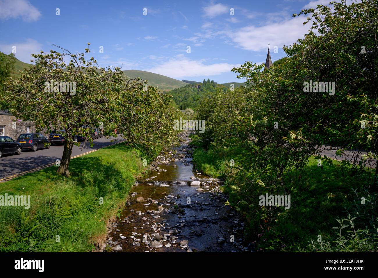 Ville de Dollar dans le Clackmannanshire, Kelly Burn Banque D'Images