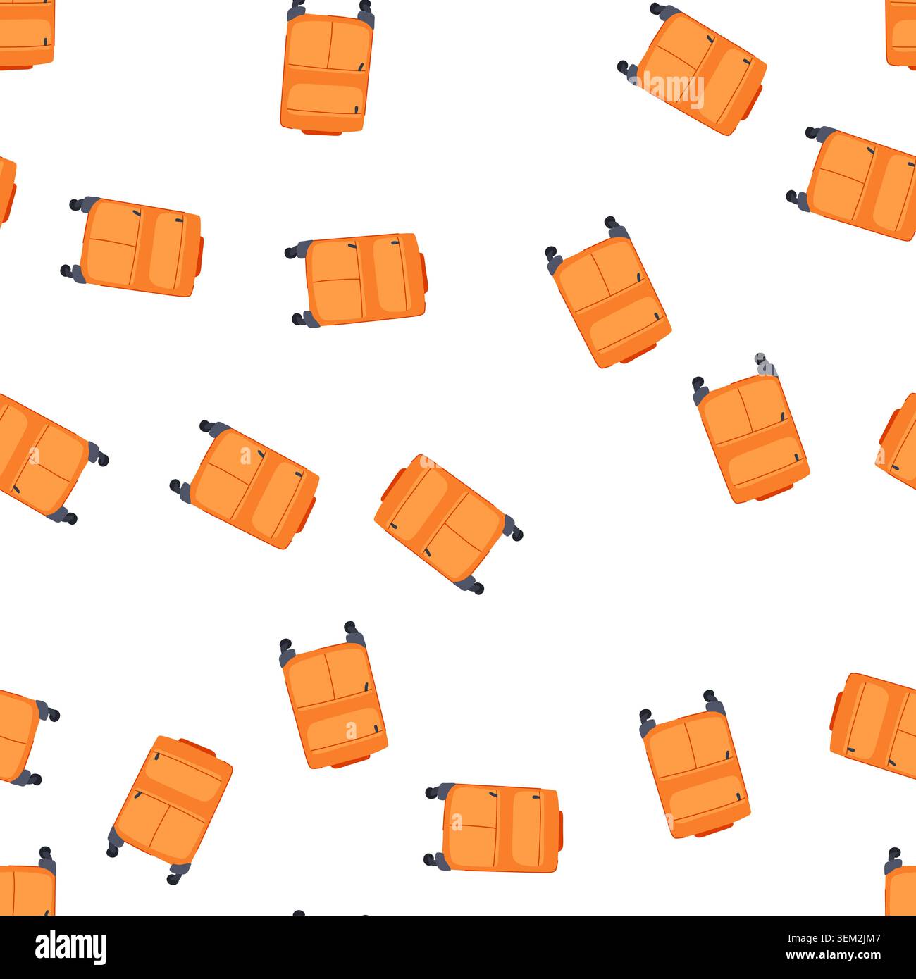 vecteur de dessin animé de valise souple durable de modèle Illustration de Vecteur