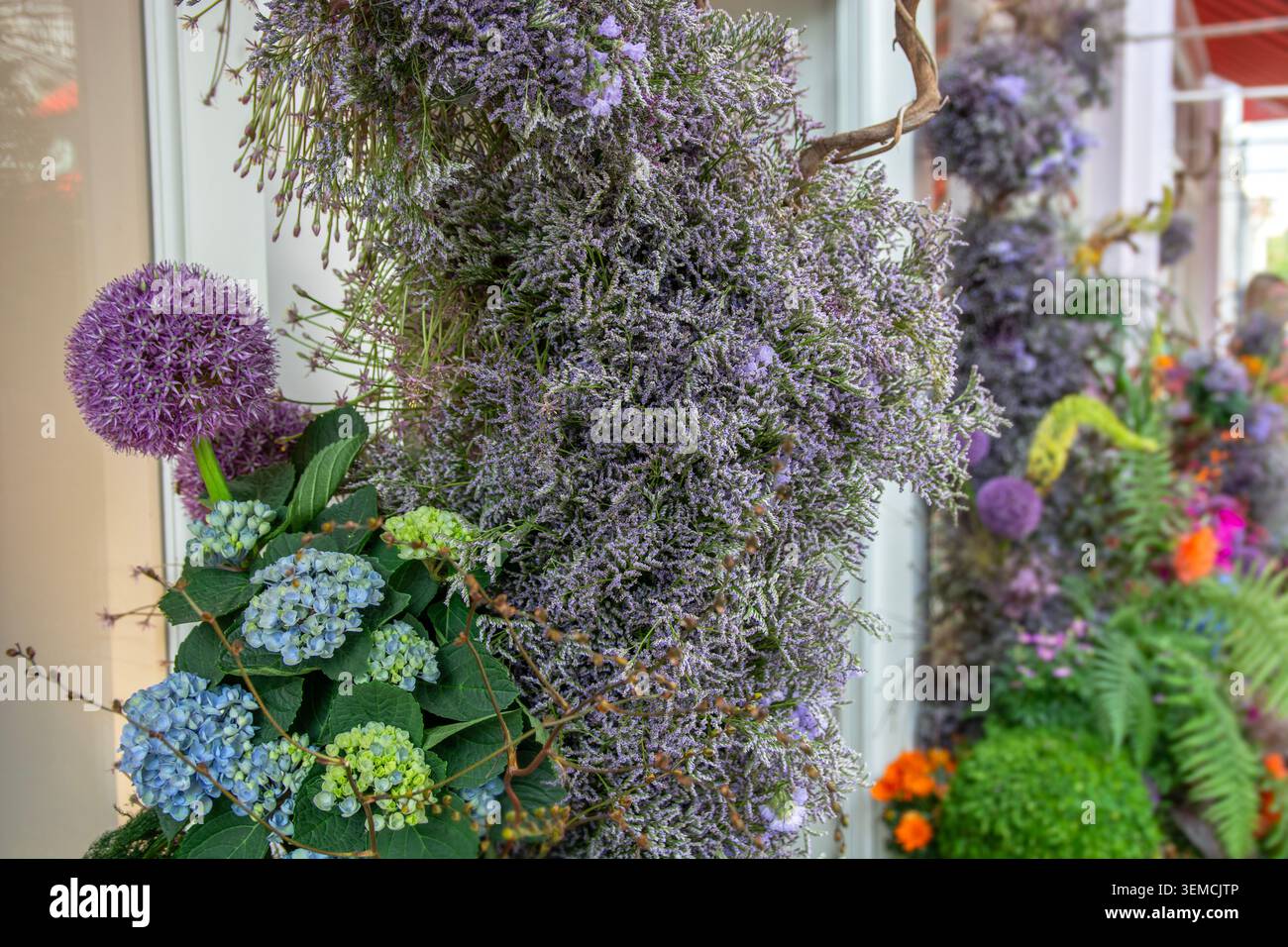 Chelsea in Bloom 2026, festival de fleurs en plein air, exposition d'art floral, Out of This World, Londres, Royaume-Uni. Banque D'Images