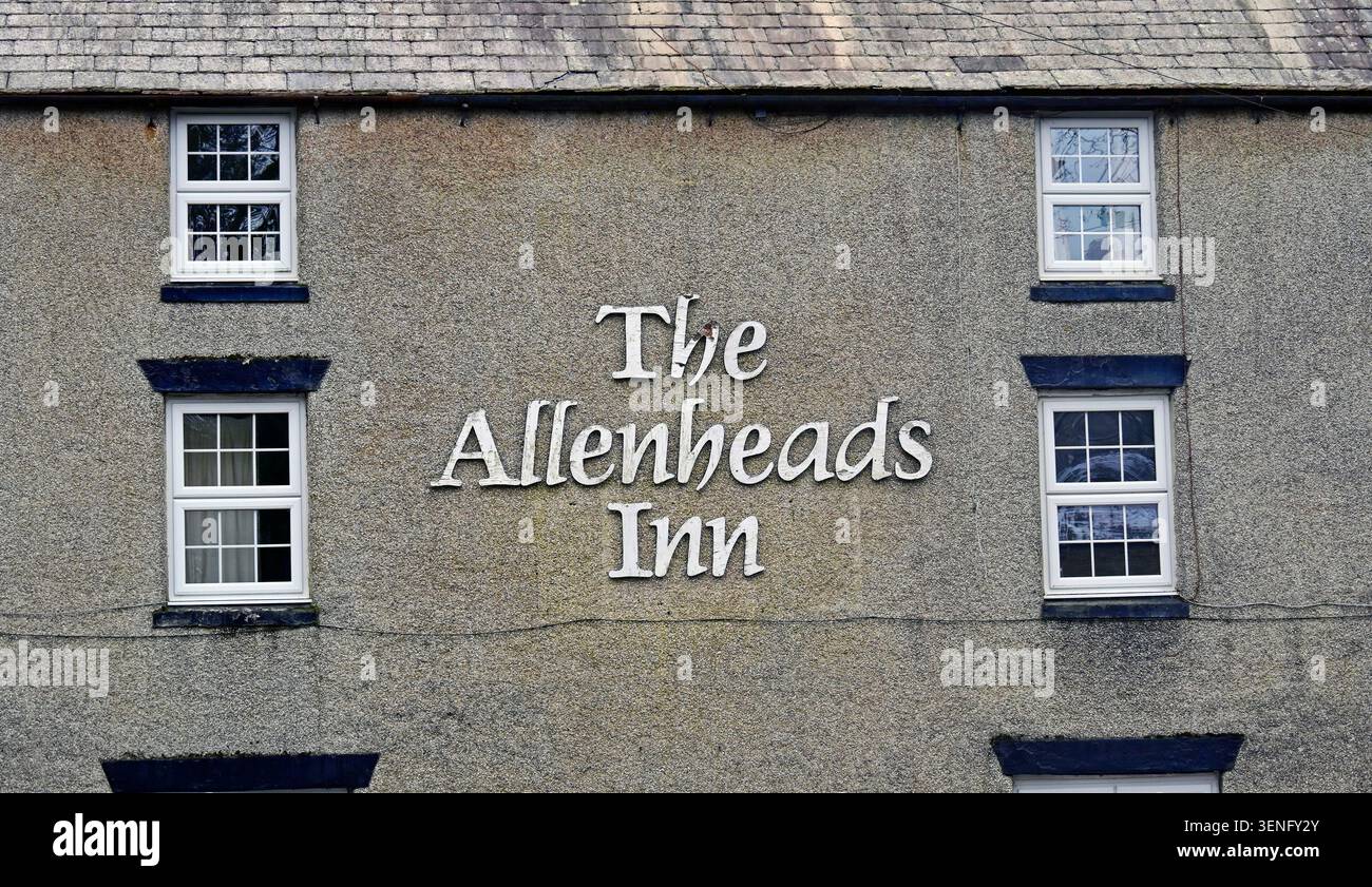 L'Allenheads Inn. Allenheads, Northumberland, Angleterre, Royaume-Uni, Europe. Banque D'Images
