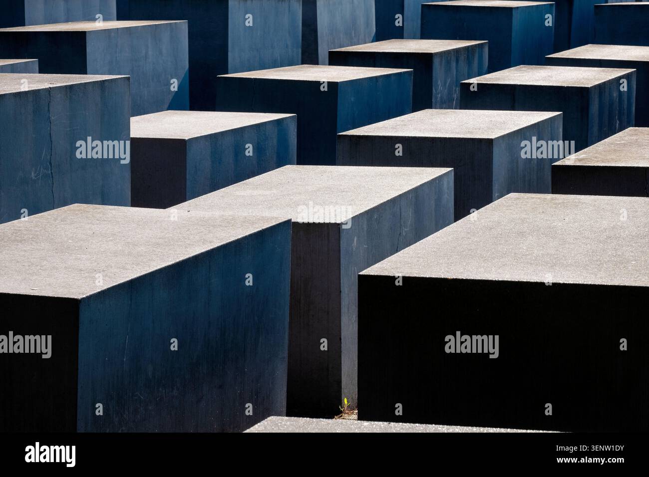 Le Mémorial de l’Holocauste / Mémorial des Juifs assassinés d’Europe, Berlin, Allemagne, Europe Banque D'Images