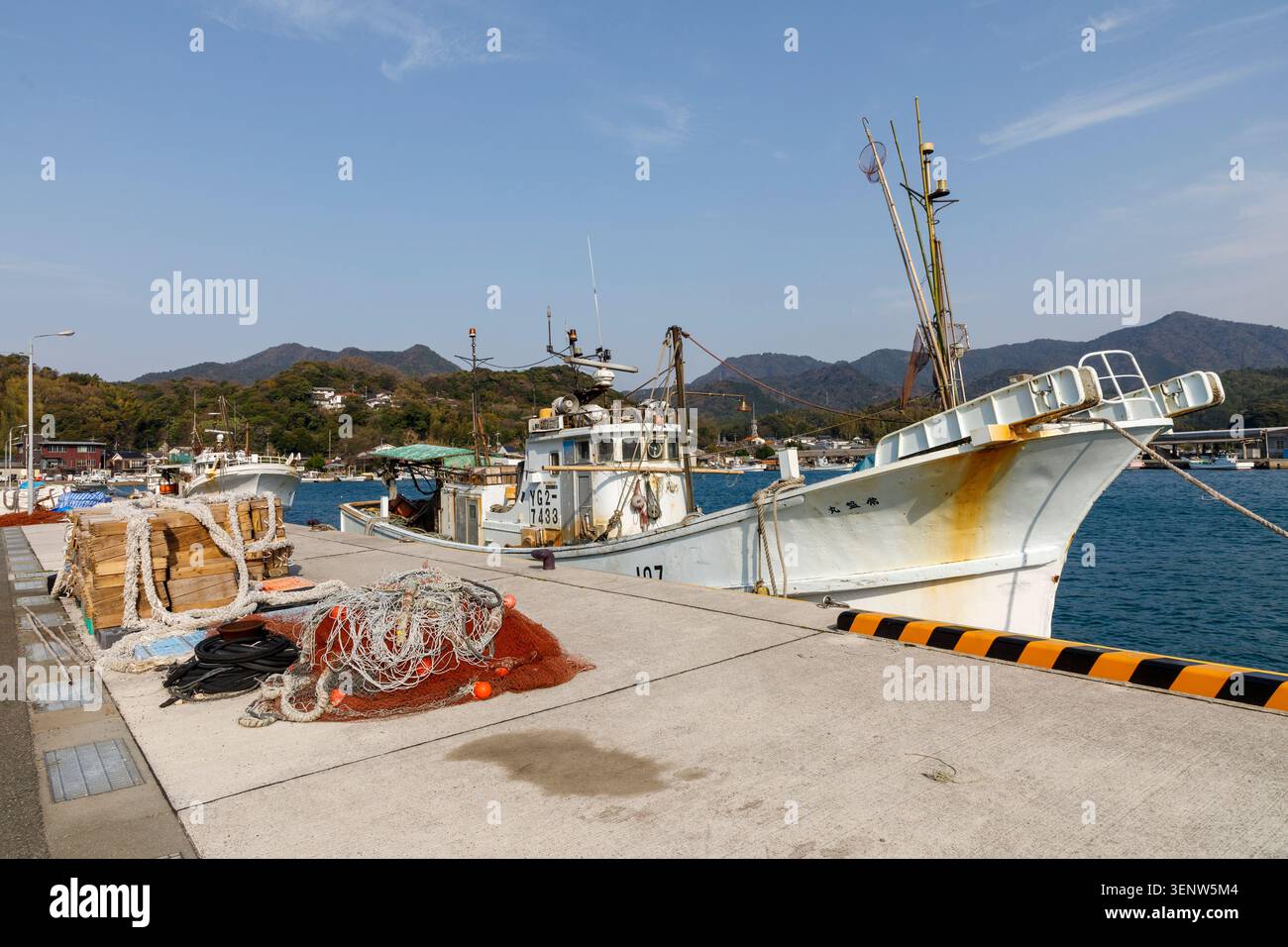 Le vieux chantier naval d'Ebisugahana, Hagi, Chinto, Japon, Ebisugahana Banque D'Images