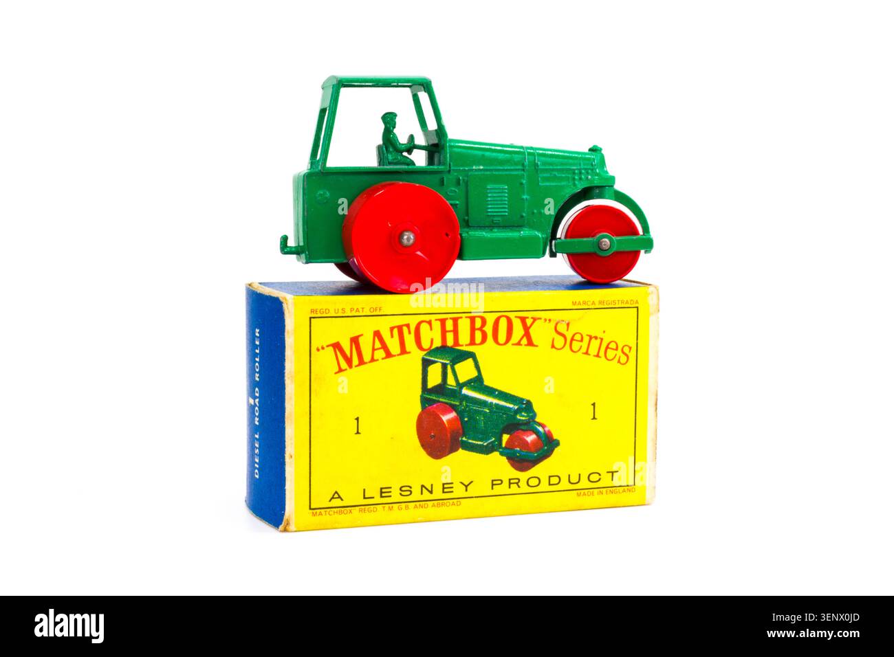 Matchbox série 1-75 modèles de voitures de la série boîtes de boîte type d - rouleau diesel no.1 Banque D'Images
