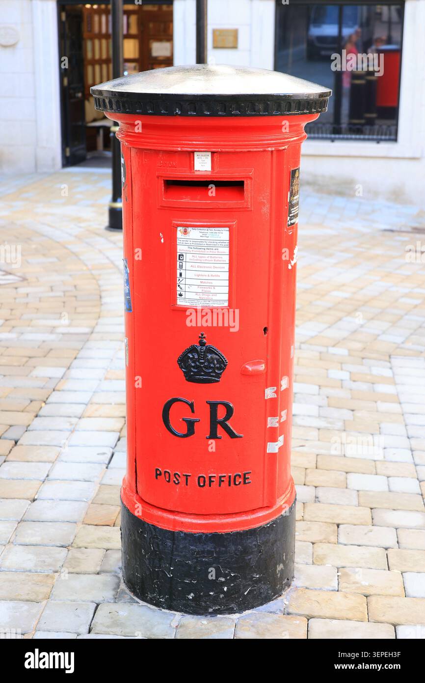 Red Royal mail Post Office à Gibraltar Banque D'Images